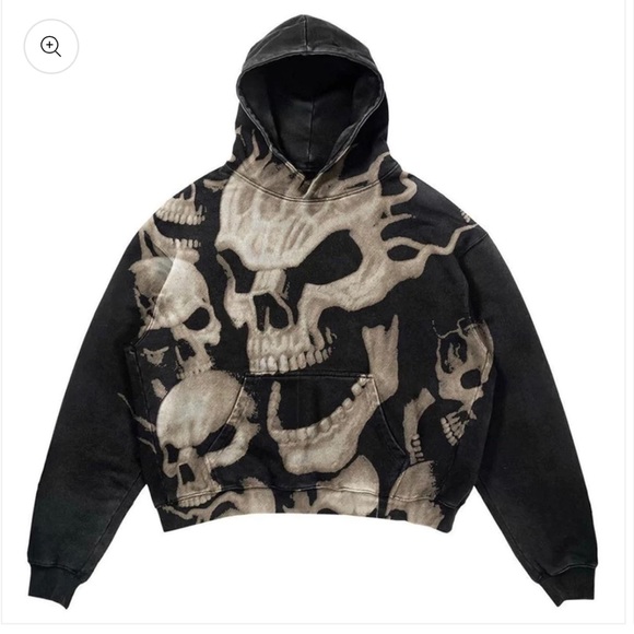 Unisex Skull Hoodie - WINNER “mixed emotions” (shipping included in price) - Picture 1 of 10